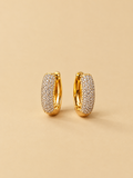 Pavé Huggie Hoops 0012