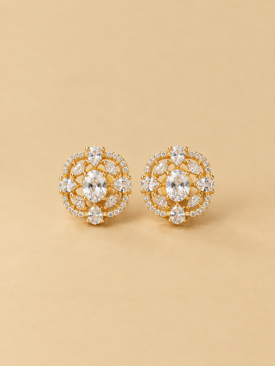 Marquise Blossom Studs 0013